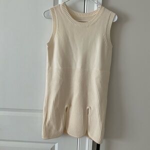 J.ING Ivory Ribbed Knit Dress